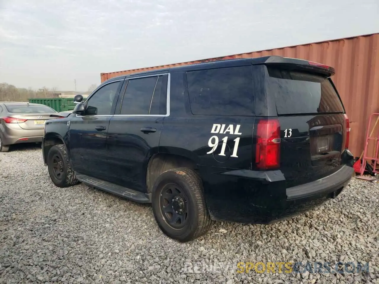 2 Photograph of a damaged car 1GNLCDEC9LR108980 CHEVROLET TAHOE 2020