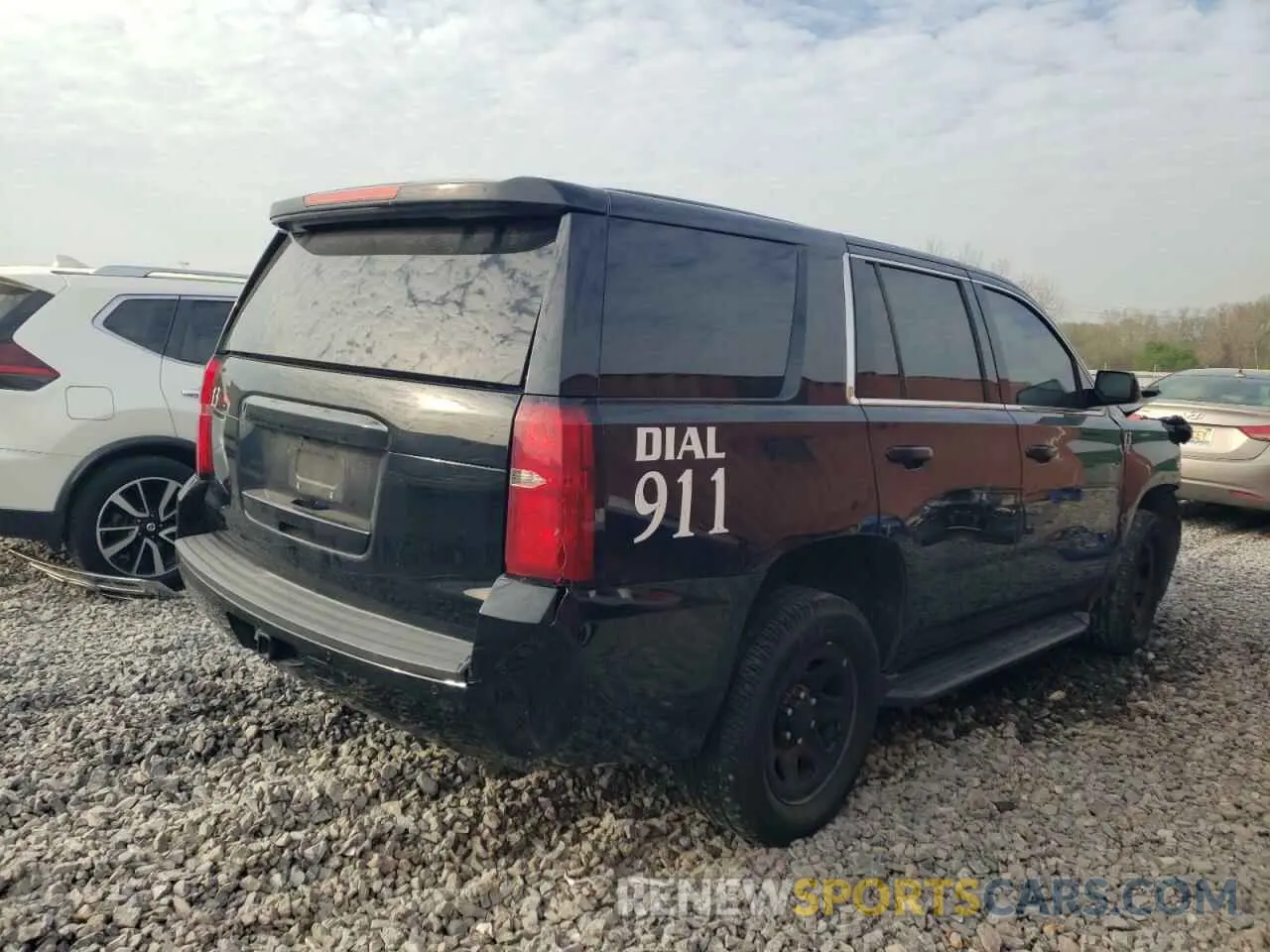 3 Photograph of a damaged car 1GNLCDEC9LR108980 CHEVROLET TAHOE 2020