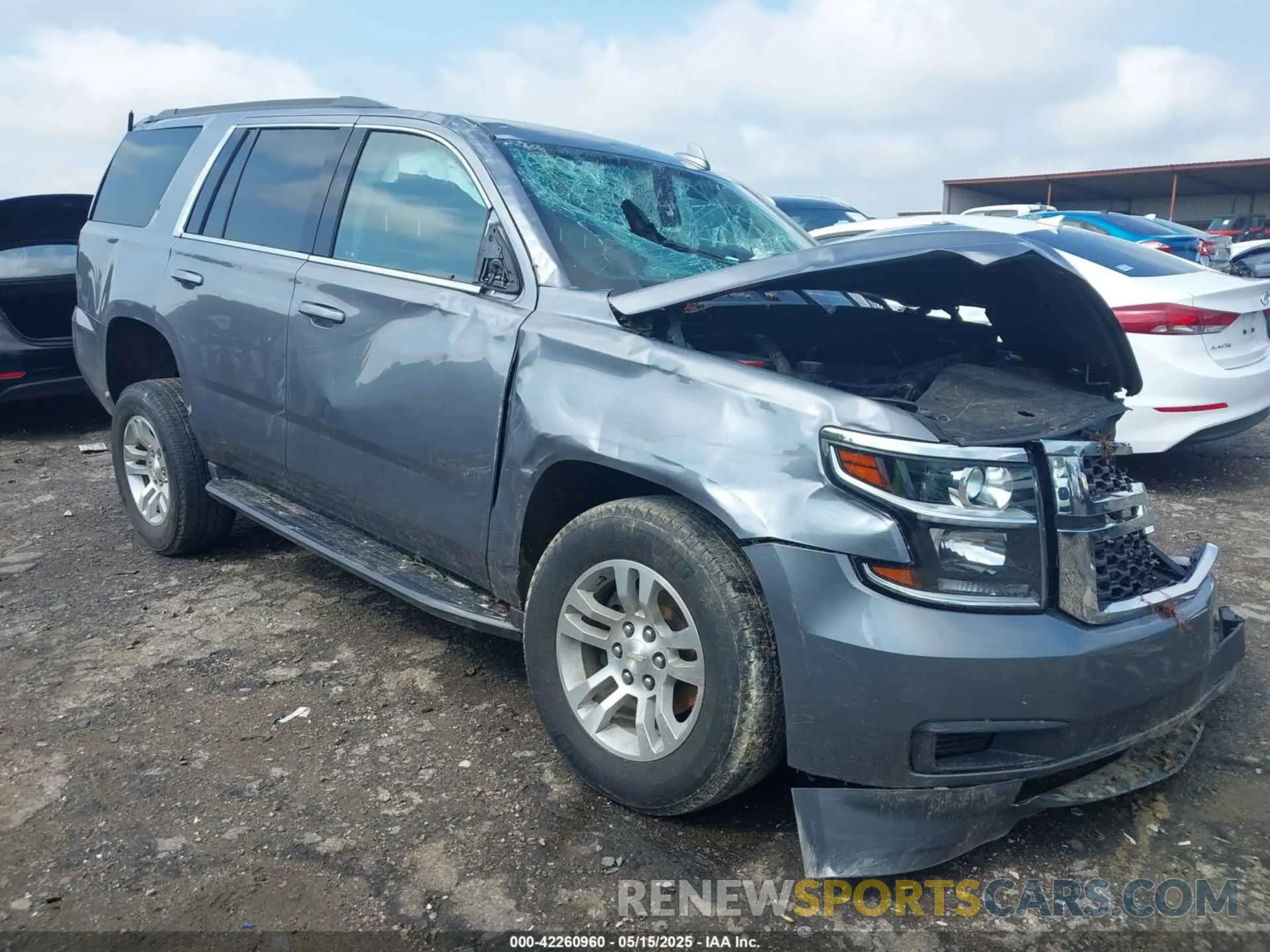 1 Photograph of a damaged car 1GNSCAEC3LR296986 CHEVROLET TAHOE 2020