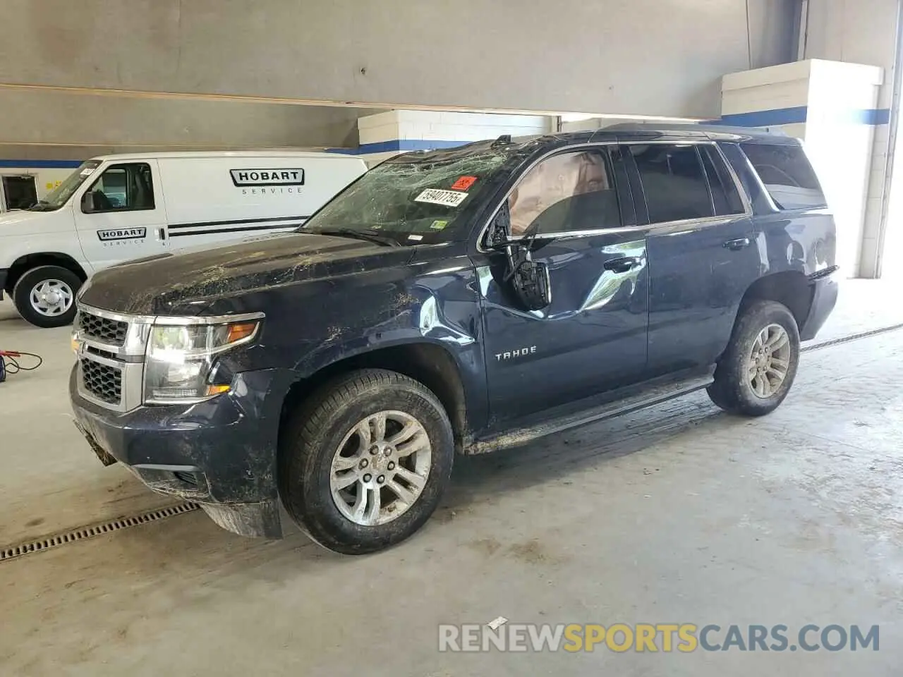 1 Photograph of a damaged car 1GNSCAKC1LR211101 CHEVROLET TAHOE 2020