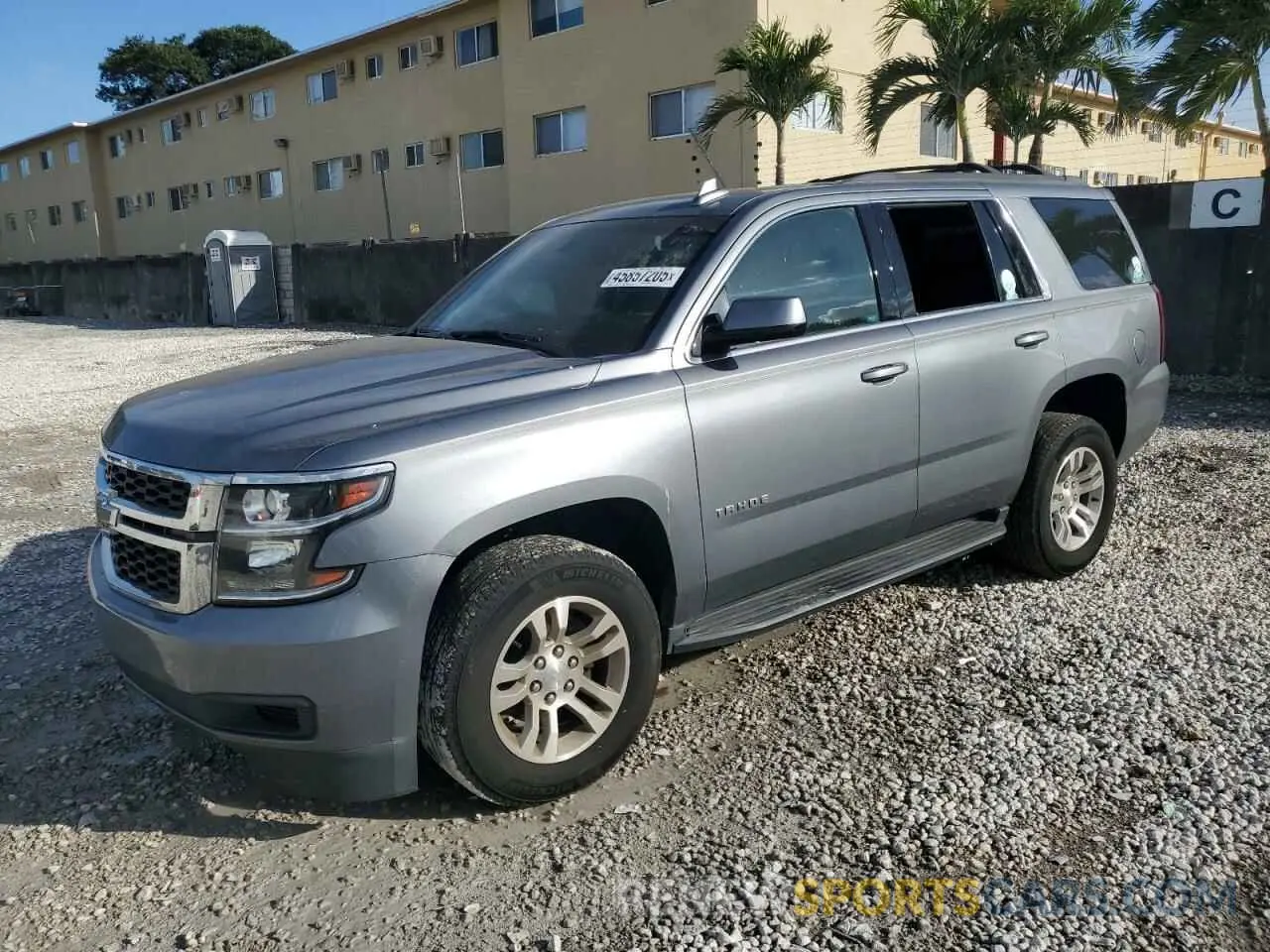 1 Photograph of a damaged car 1GNSCAKC4LR120582 CHEVROLET TAHOE 2020