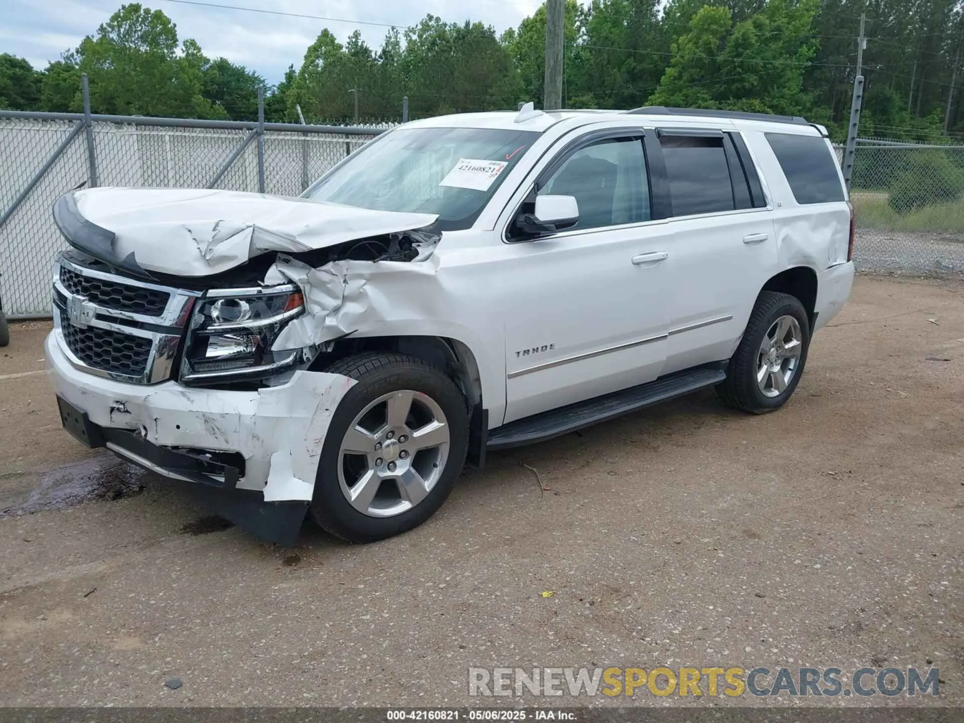 2 Photograph of a damaged car 1GNSCBKC4LR181887 CHEVROLET TAHOE 2020