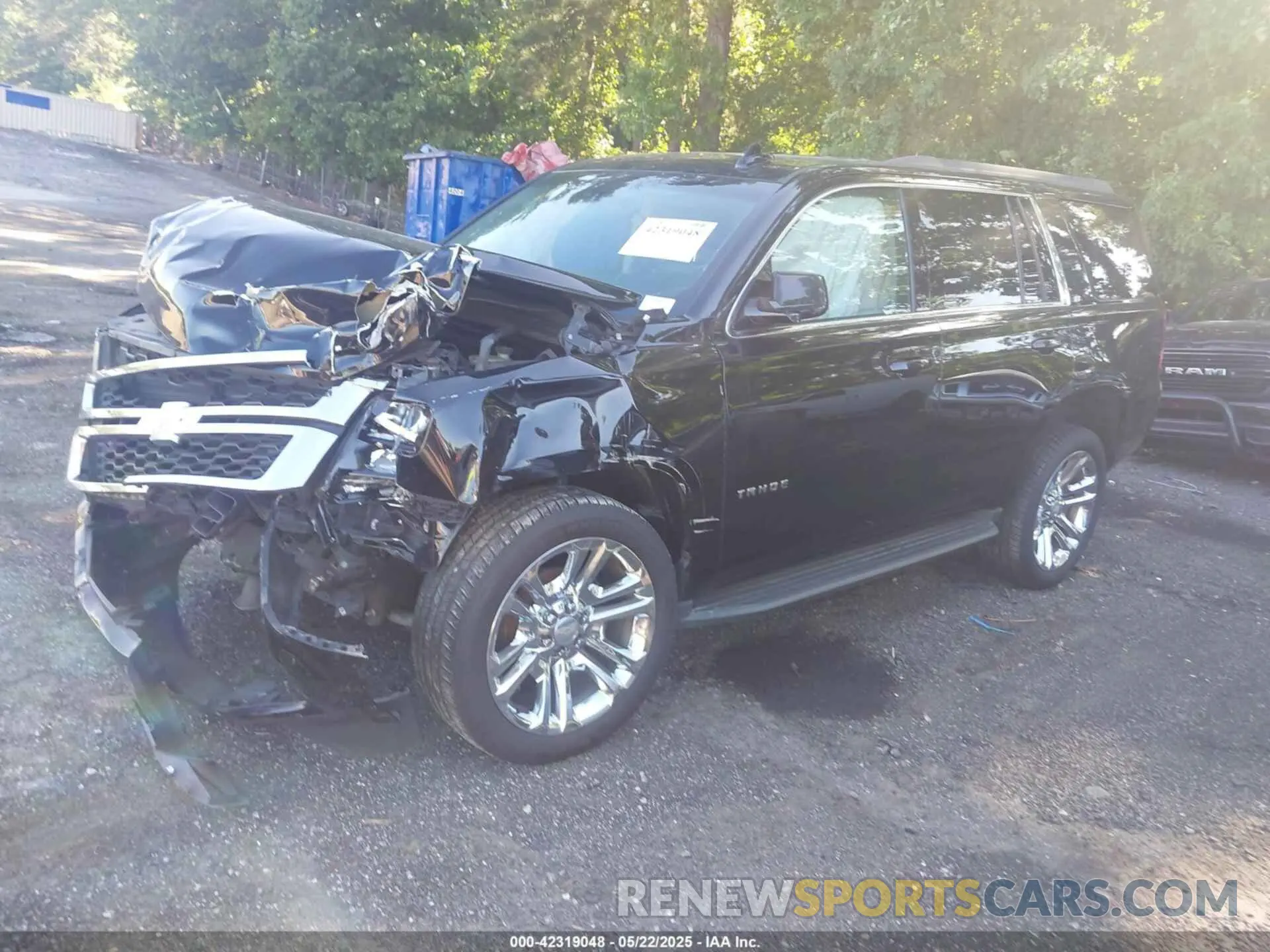 2 Photograph of a damaged car 1GNSCBKC6LR104941 CHEVROLET TAHOE 2020