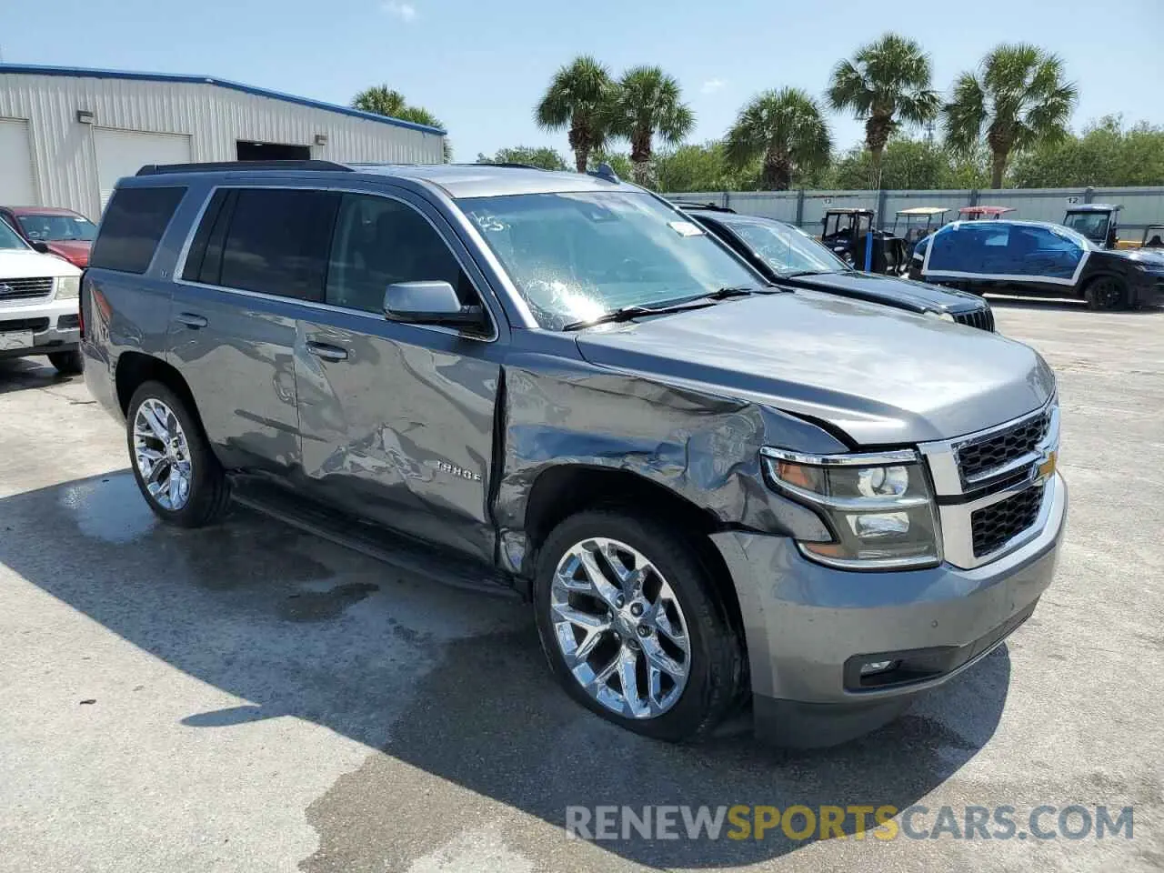 4 Photograph of a damaged car 1GNSCBKC6LR306274 CHEVROLET TAHOE 2020