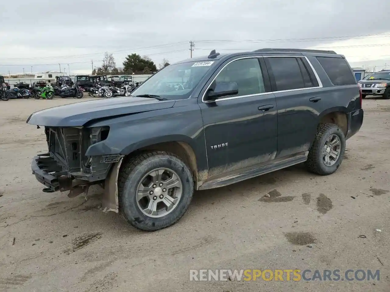 1 Photograph of a damaged car 1GNSKAEC8LR106814 CHEVROLET TAHOE 2020