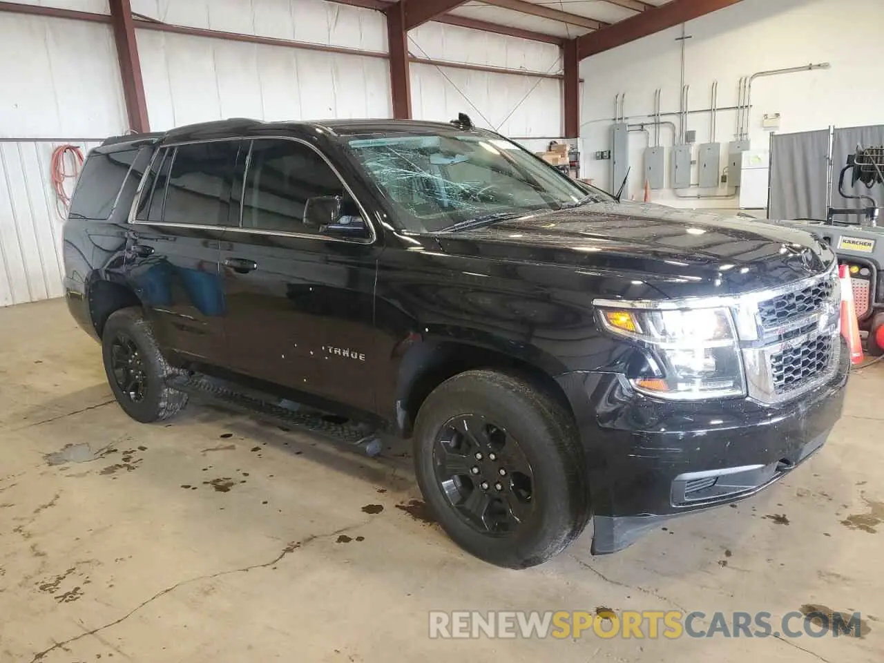 4 Photograph of a damaged car 1GNSKAKCXLR301110 CHEVROLET TAHOE 2020
