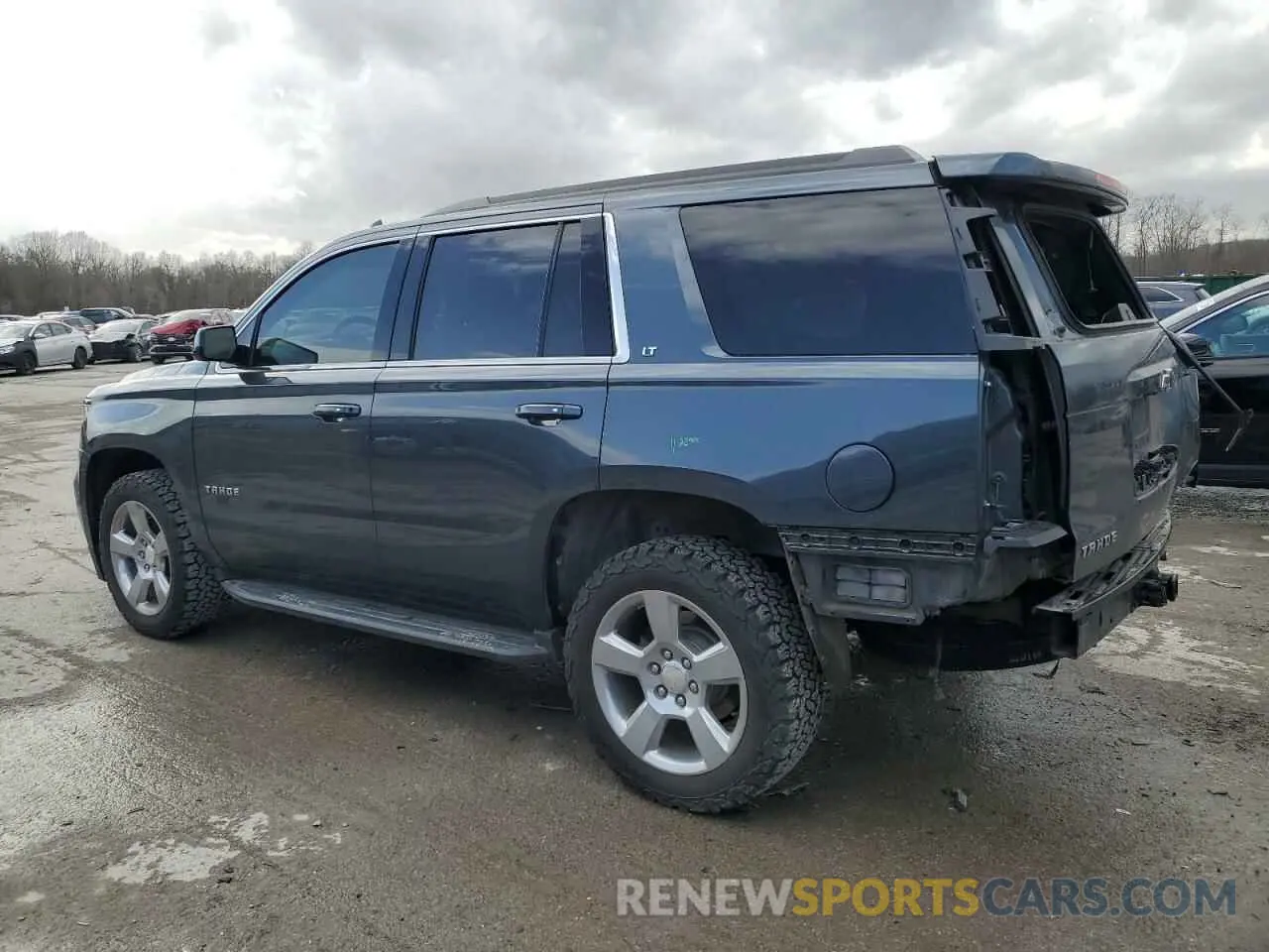 2 Photograph of a damaged car 1GNSKBKC1LR105546 CHEVROLET TAHOE 2020