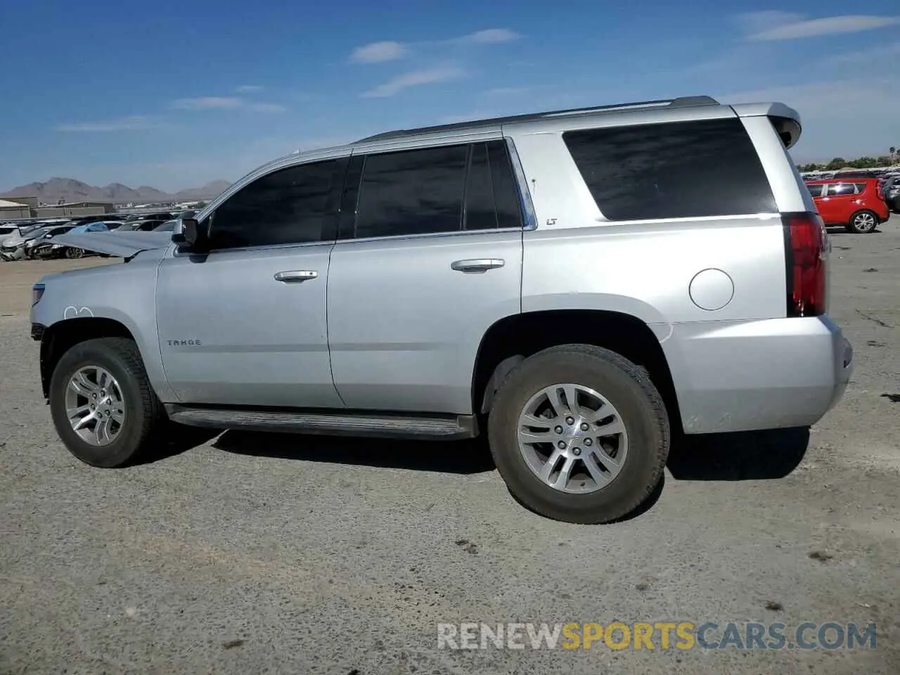 2 Photograph of a damaged car 1GNSKBKC2LR161480 CHEVROLET TAHOE 2020