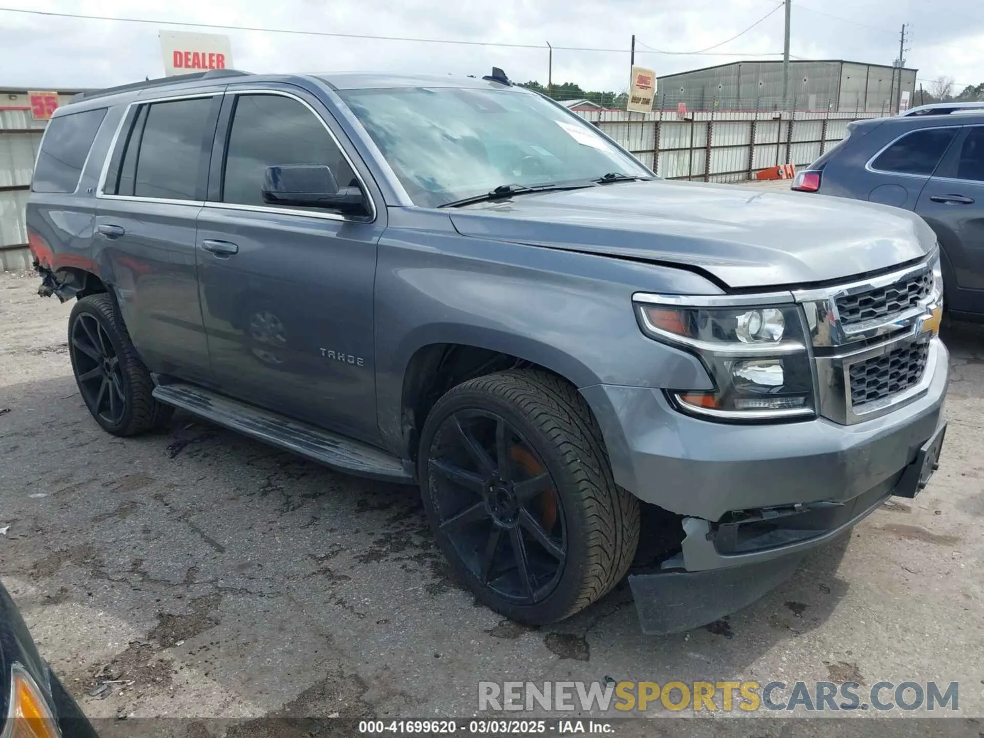 1 Photograph of a damaged car 1GNSKBKC4LR164705 CHEVROLET TAHOE 2020