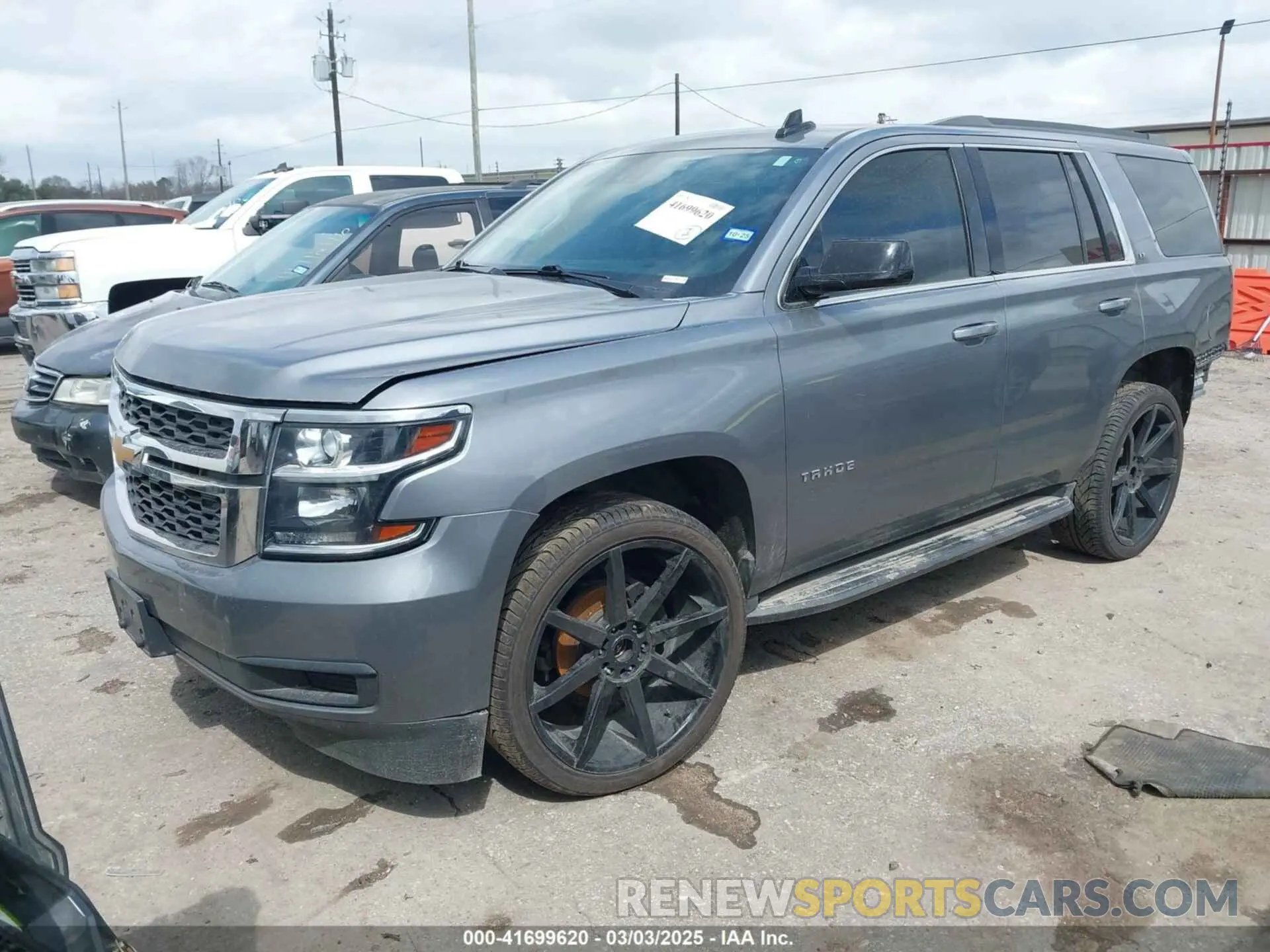 2 Photograph of a damaged car 1GNSKBKC4LR164705 CHEVROLET TAHOE 2020