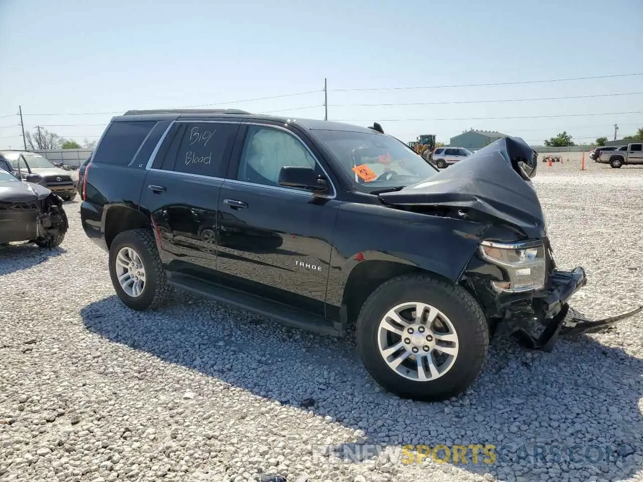 4 Photograph of a damaged car 1GNSKBKC4LR275254 CHEVROLET TAHOE 2020