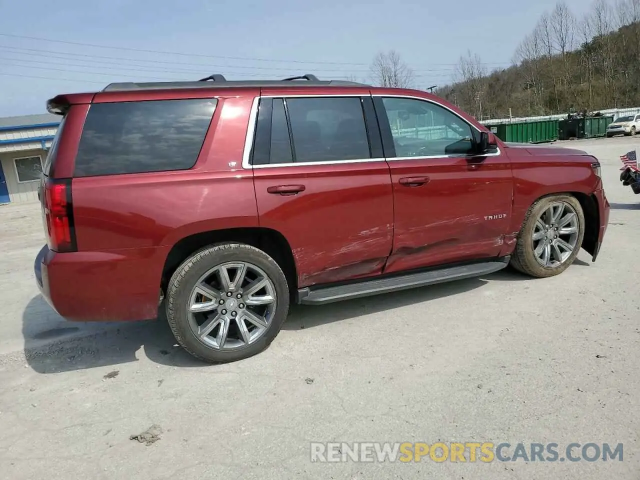 3 Photograph of a damaged car 1GNSKBKC5LR231618 CHEVROLET TAHOE 2020