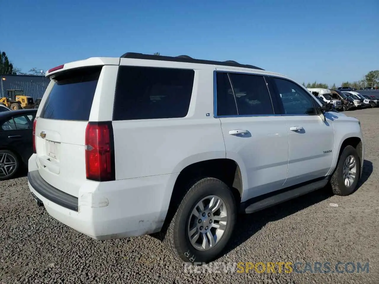 3 Photograph of a damaged car 1GNSKBKC5LR243378 CHEVROLET TAHOE 2020