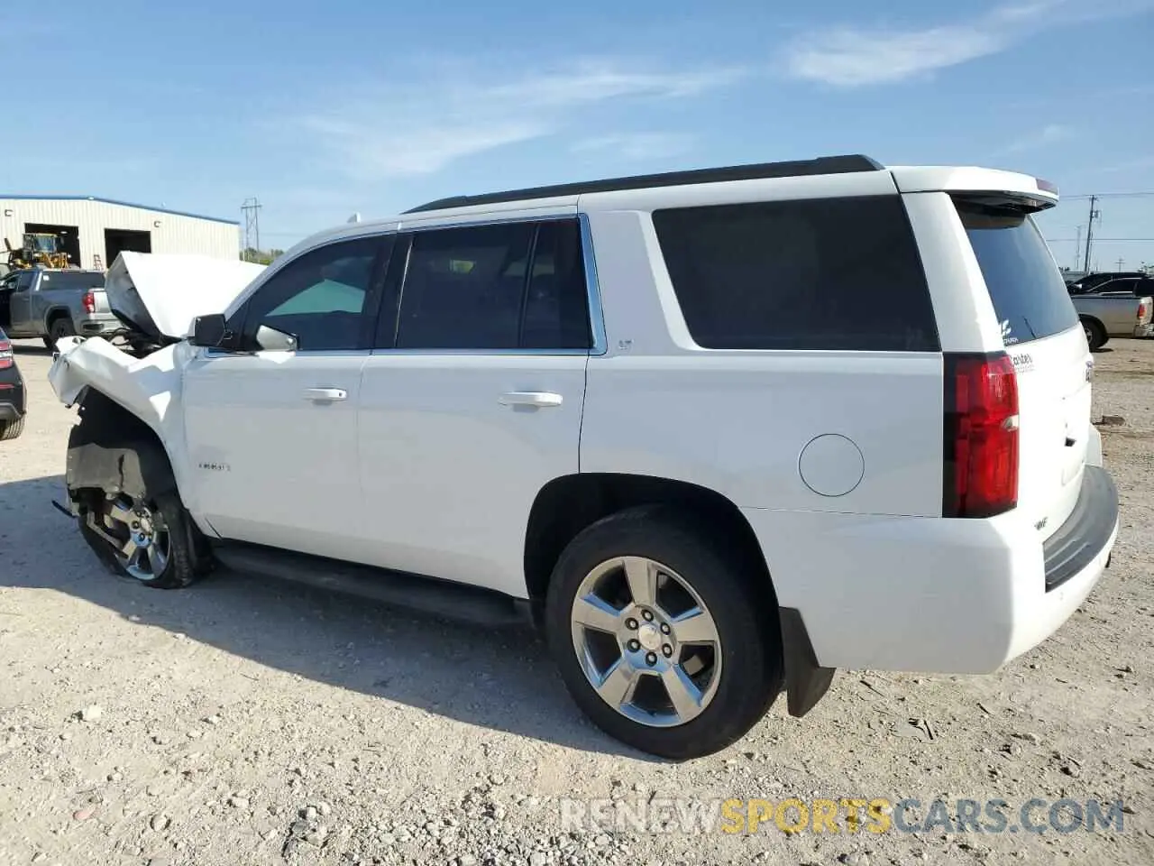 2 Photograph of a damaged car 1GNSKBKC7LR124845 CHEVROLET TAHOE 2020