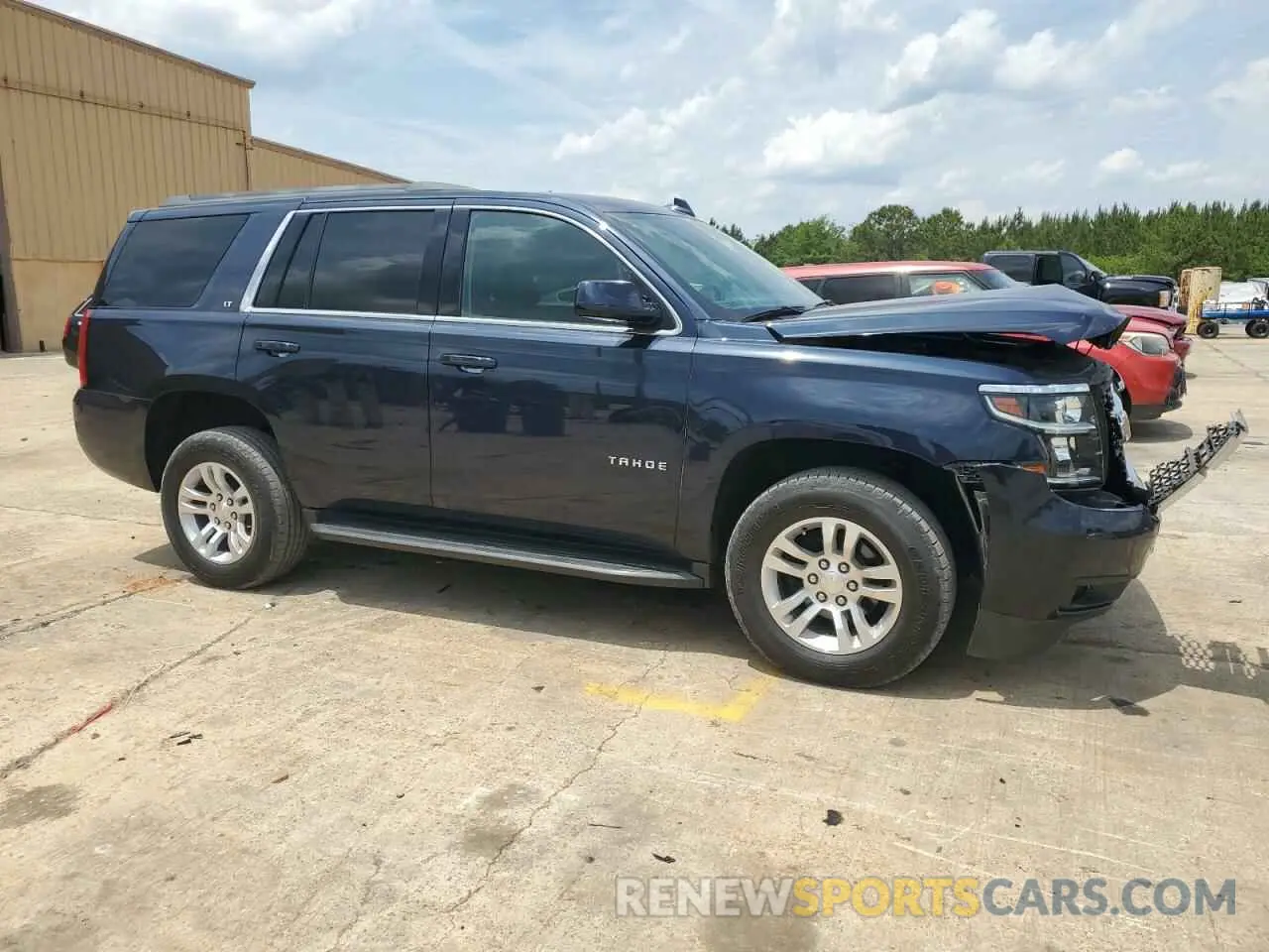 4 Photograph of a damaged car 1GNSKBKC7LR162186 CHEVROLET TAHOE 2020