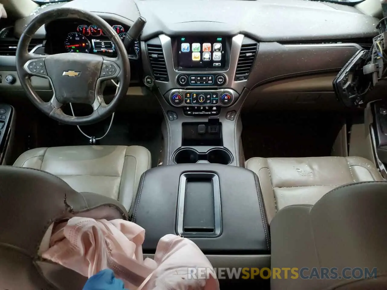 8 Photograph of a damaged car 1GNSKBKC7LR251062 CHEVROLET TAHOE 2020