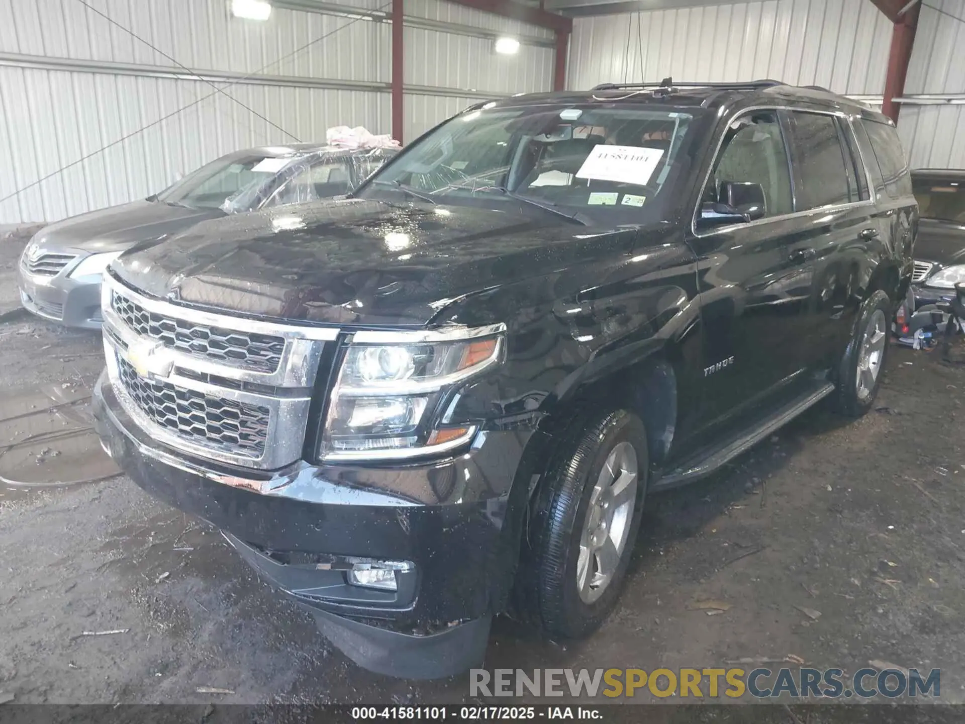 2 Photograph of a damaged car 1GNSKBKC7LR286118 CHEVROLET TAHOE 2020