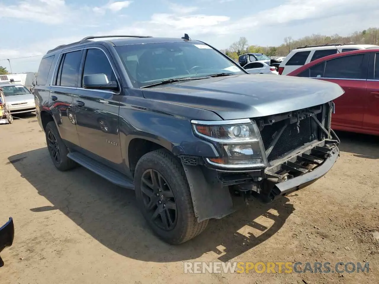 4 Photograph of a damaged car 1GNSKBKC9LR126340 CHEVROLET TAHOE 2020