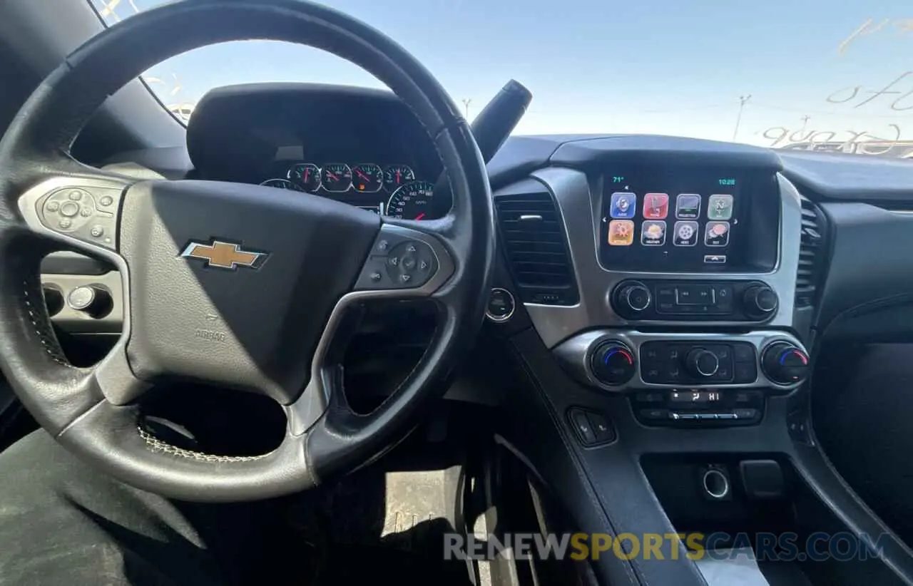 9 Photograph of a damaged car 1GNSKBKCXLR262492 CHEVROLET TAHOE 2020