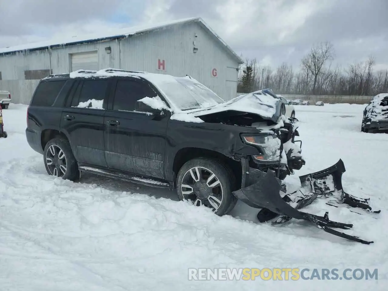 4 Photograph of a damaged car 1GNSKCKJ4LR179841 CHEVROLET TAHOE 2020