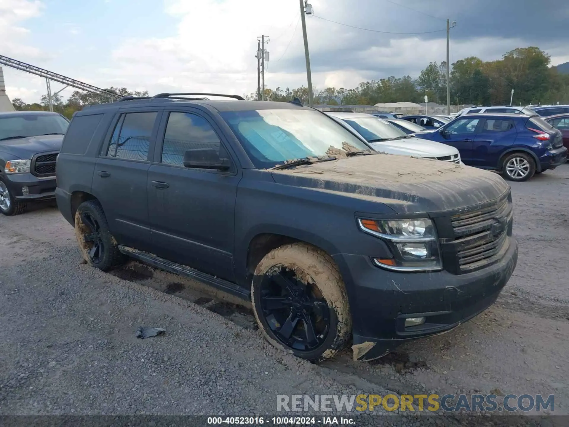 1 Photograph of a damaged car 1GNSKCKJ4LR300528 CHEVROLET TAHOE 2020