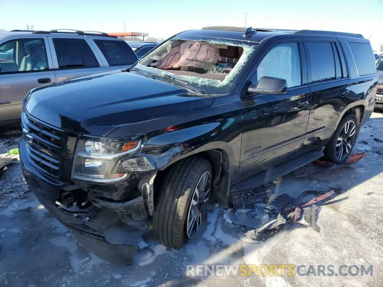 1 Photograph of a damaged car 1GNSKCKJ5LR169805 CHEVROLET TAHOE 2020