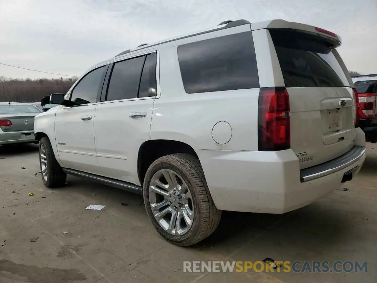 2 Photograph of a damaged car 1GNSKCKJ7LR307957 CHEVROLET TAHOE 2020