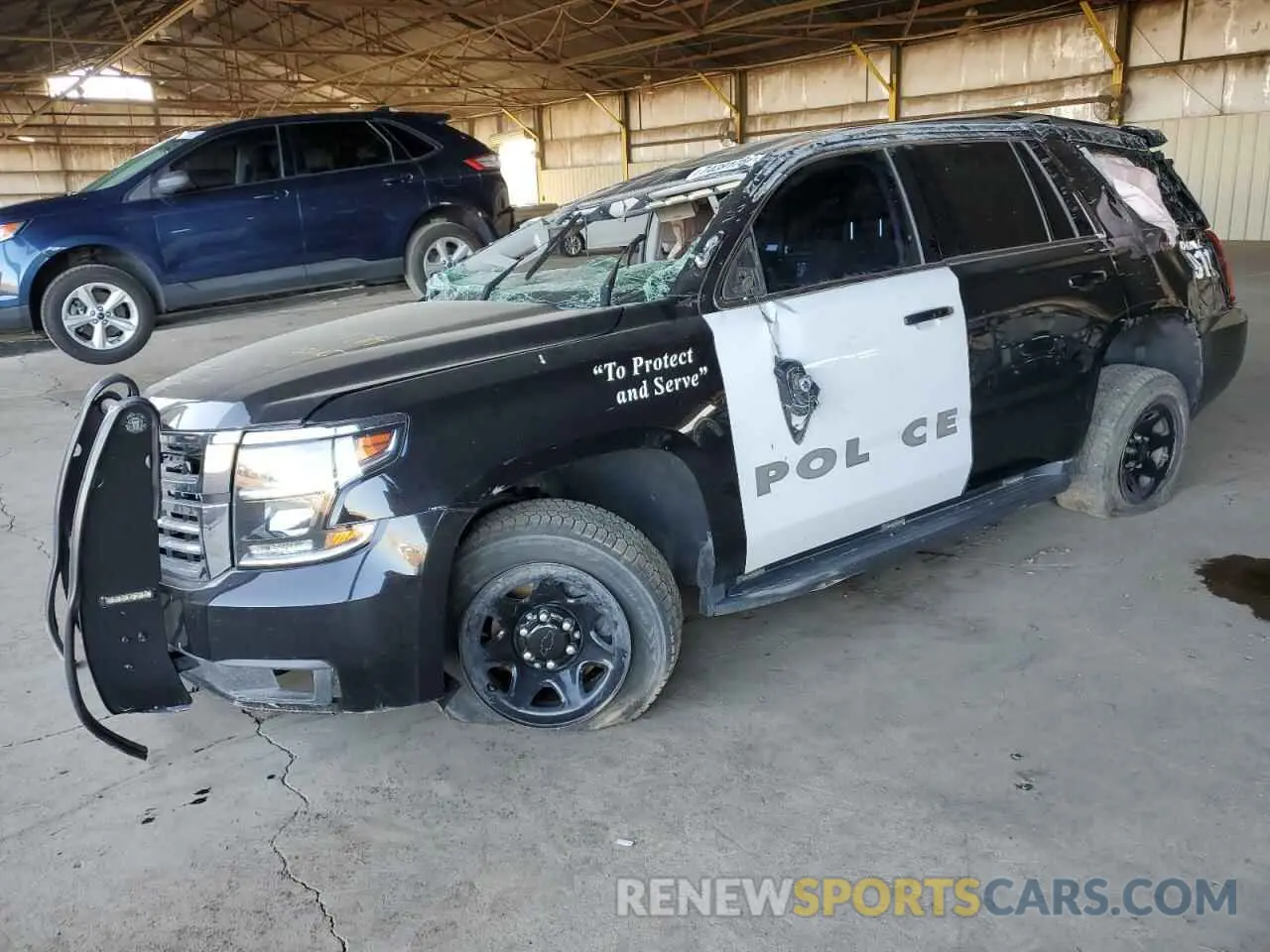1 Photograph of a damaged car 1GNSKDEC9LR262894 CHEVROLET TAHOE 2020