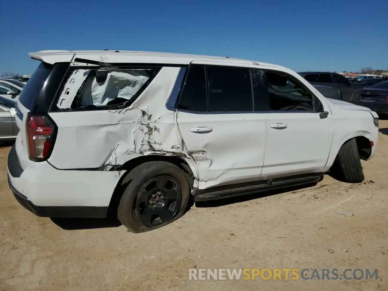 3 Photograph of a damaged car 1GBSCLED0MR297435 CHEVROLET TAHOE 2021