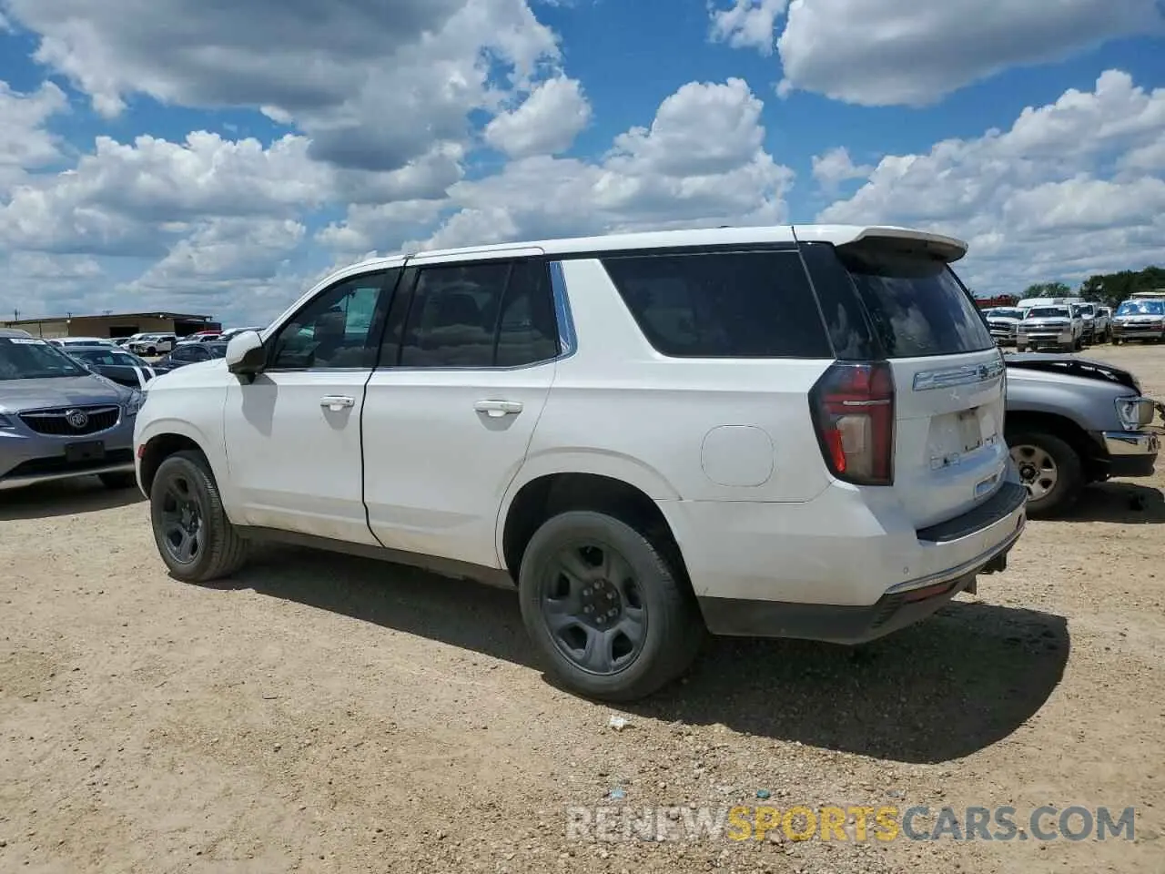 2 Photograph of a damaged car 1GBSCLED3MR296330 CHEVROLET TAHOE 2021