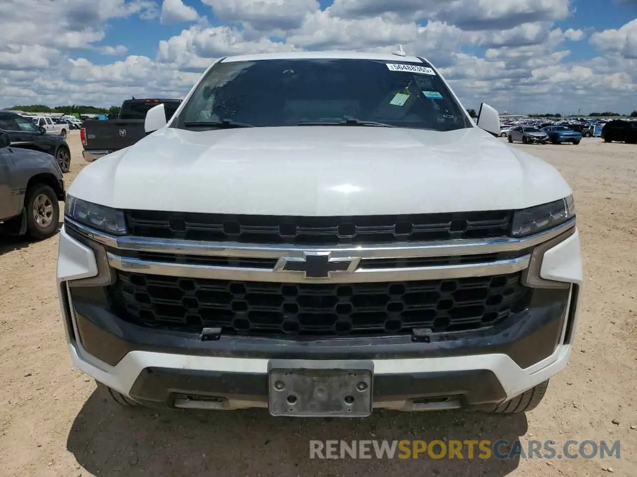 5 Photograph of a damaged car 1GBSCLED3MR296330 CHEVROLET TAHOE 2021