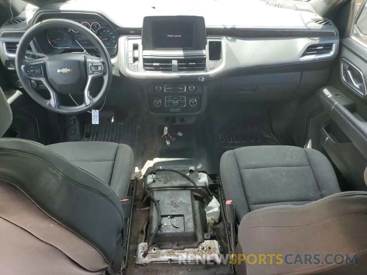 8 Photograph of a damaged car 1GBSCLED3MR296330 CHEVROLET TAHOE 2021