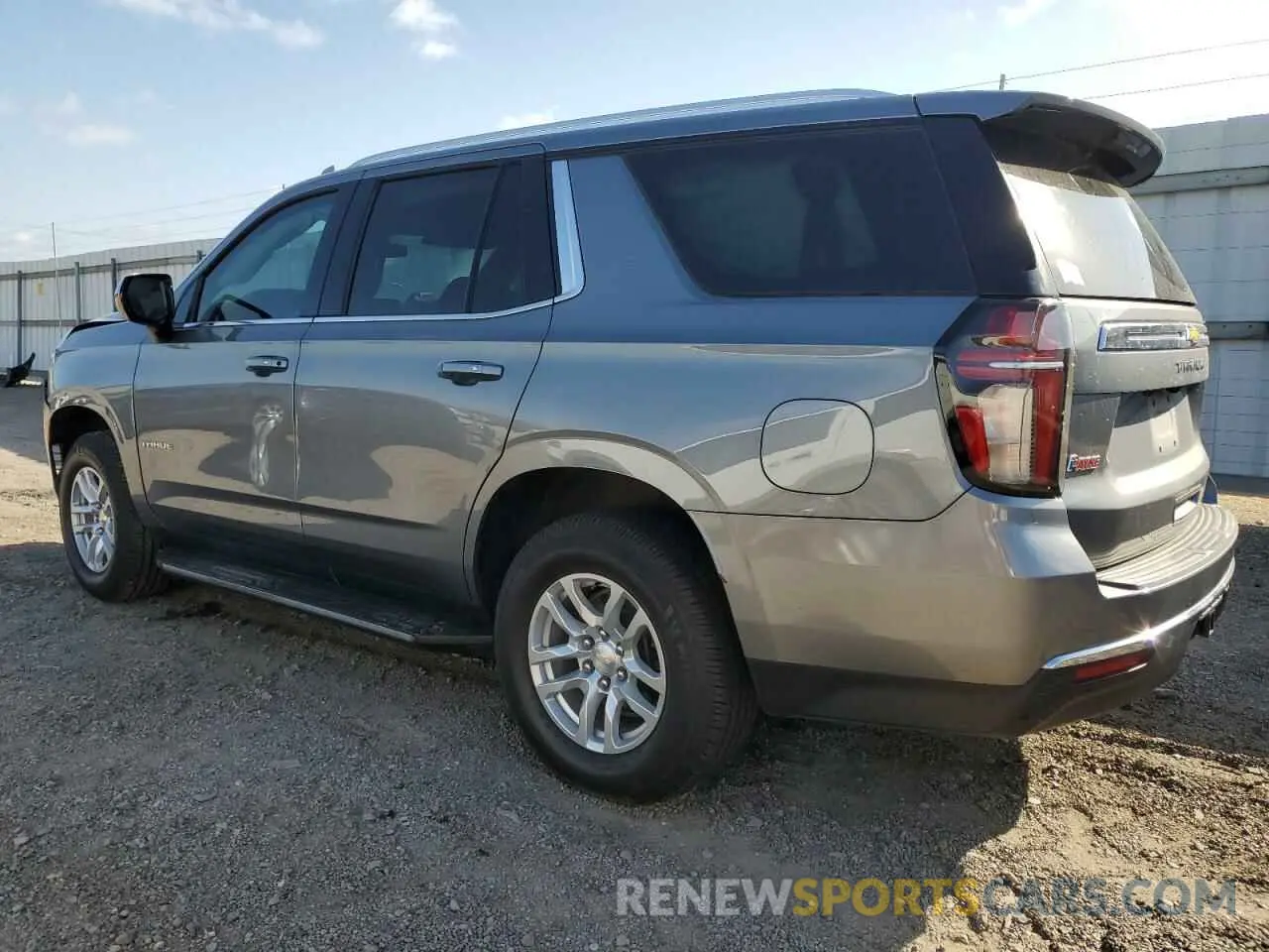 2 Photograph of a damaged car 1GNSCMKD8MR454528 CHEVROLET TAHOE 2021
