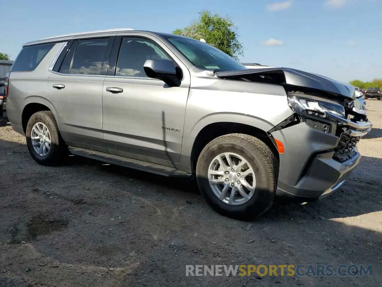 4 Photograph of a damaged car 1GNSCMKD8MR454528 CHEVROLET TAHOE 2021
