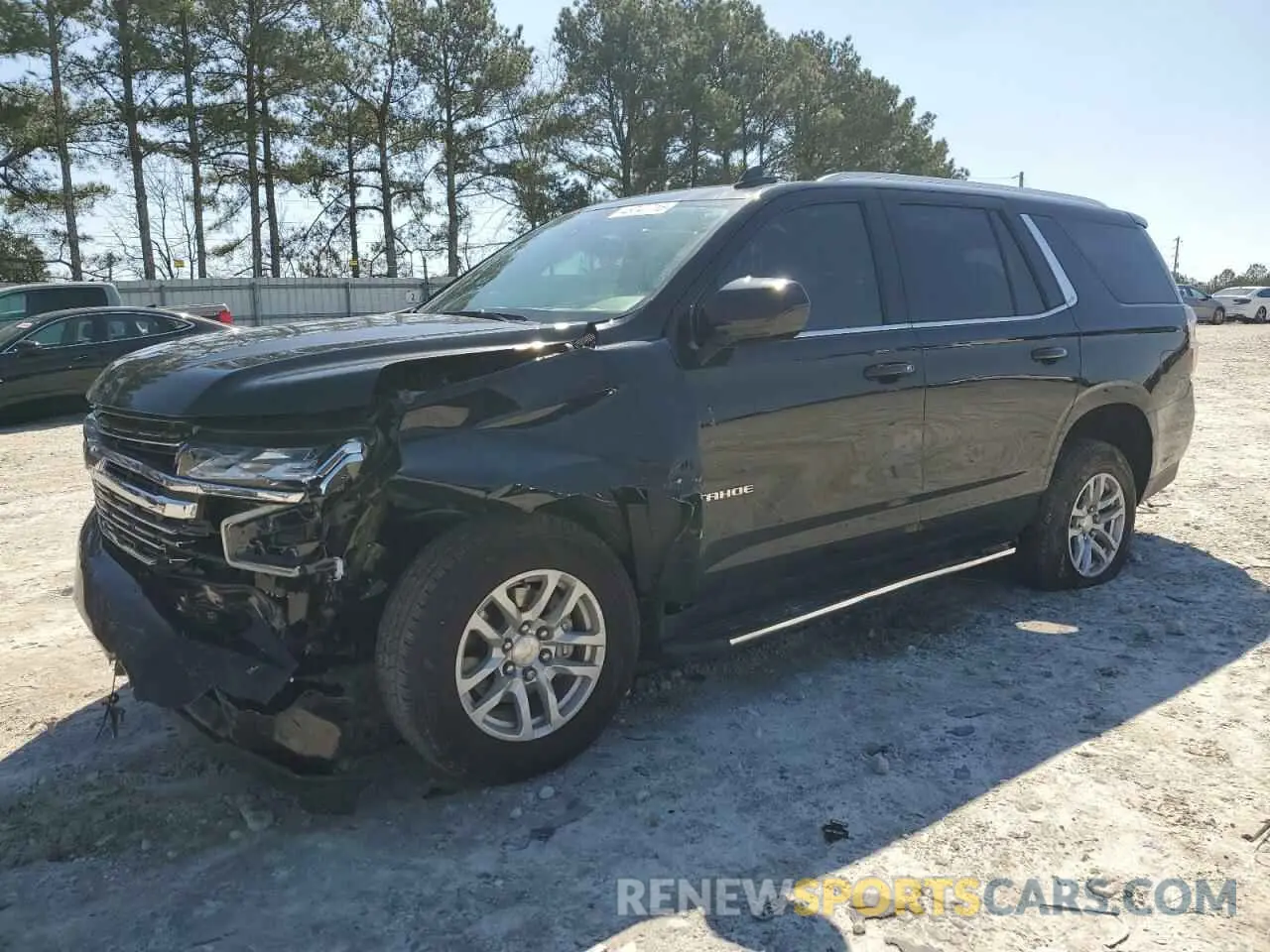 1 Photograph of a damaged car 1GNSCNKD0MR301731 CHEVROLET TAHOE 2021