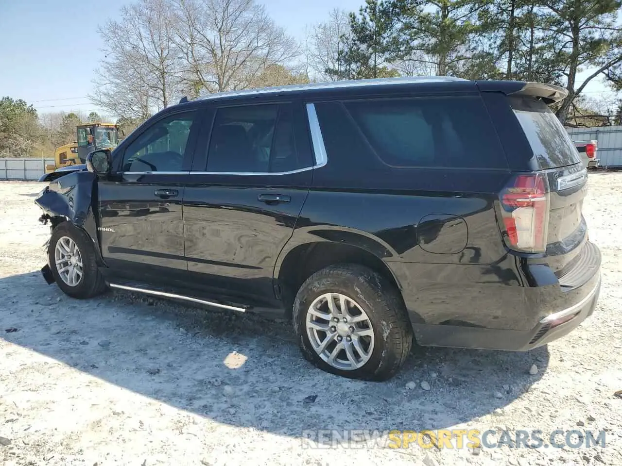 2 Photograph of a damaged car 1GNSCNKD0MR301731 CHEVROLET TAHOE 2021