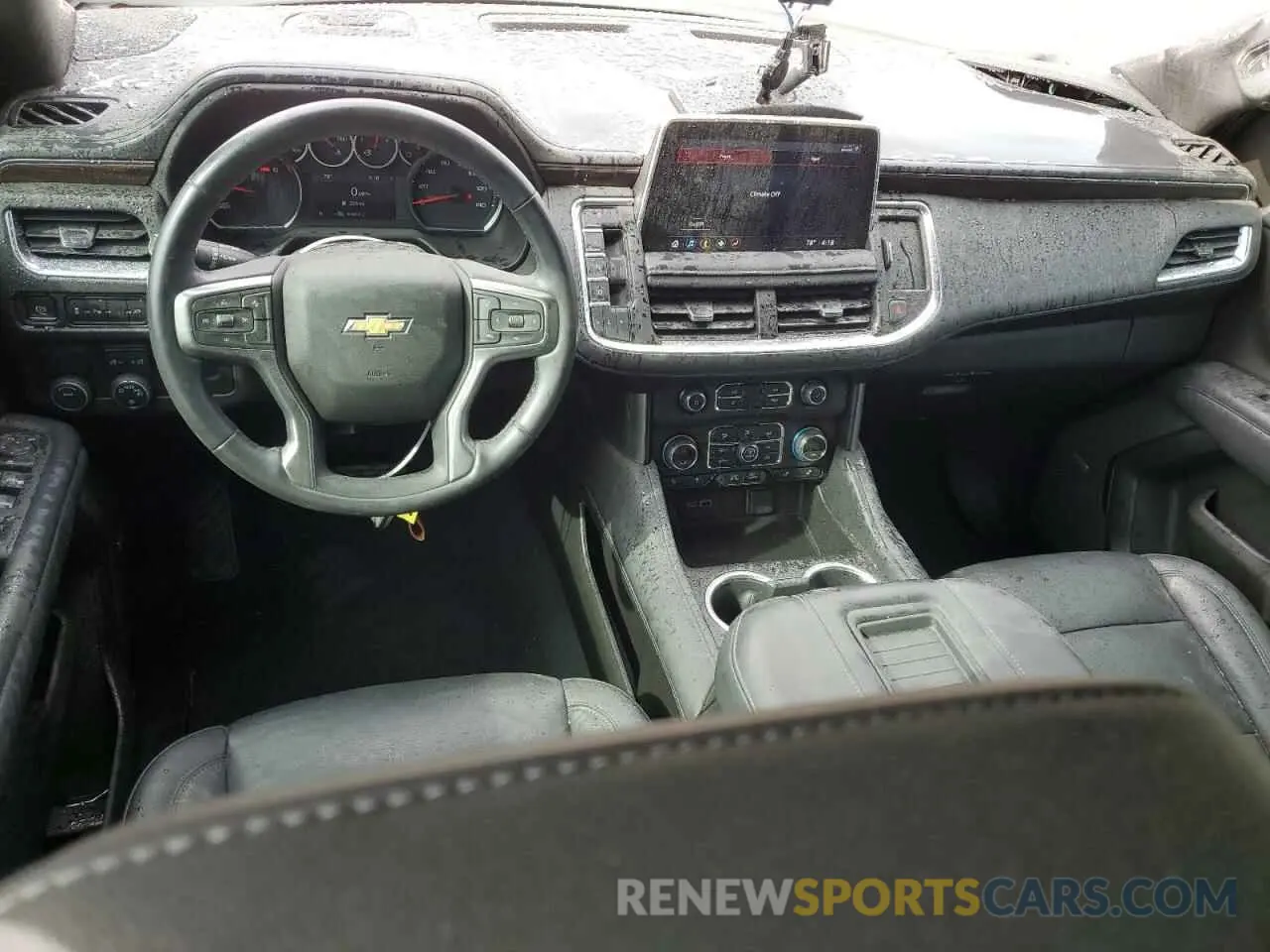 8 Photograph of a damaged car 1GNSCNKD0MR418886 CHEVROLET TAHOE 2021
