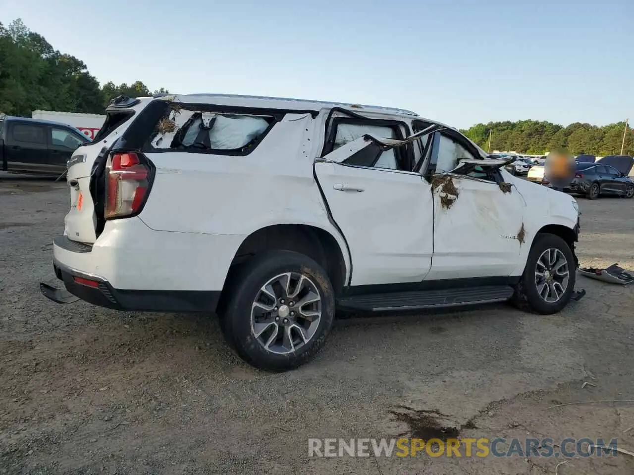 3 Photograph of a damaged car 1GNSCNKD1MR363008 CHEVROLET TAHOE 2021