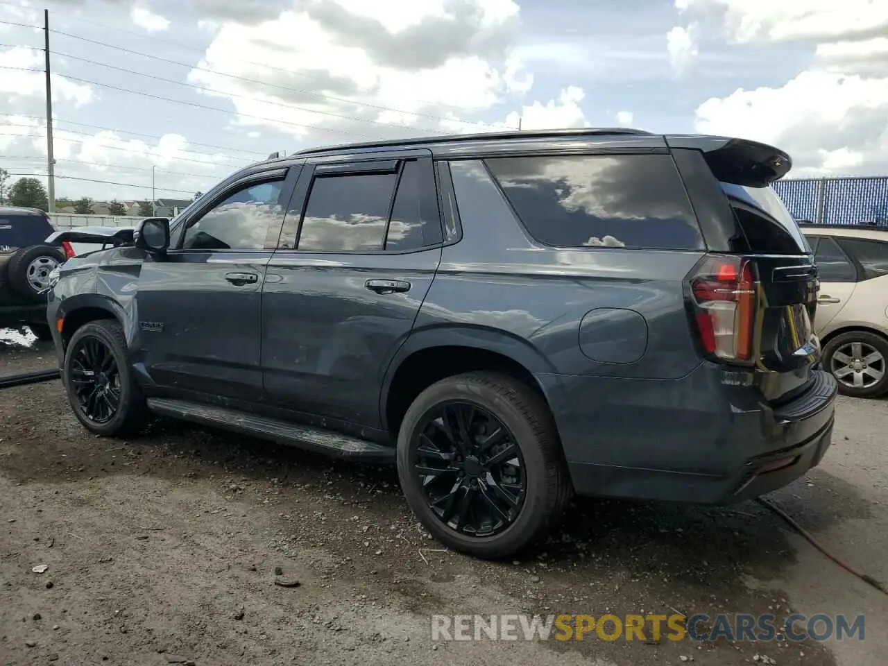 2 Photograph of a damaged car 1GNSCNKD5MR110516 CHEVROLET TAHOE 2021