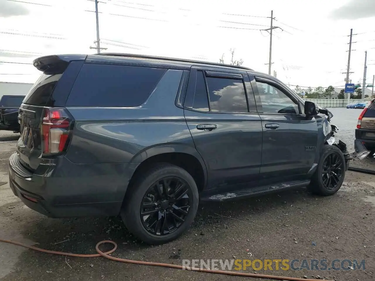 3 Photograph of a damaged car 1GNSCNKD5MR110516 CHEVROLET TAHOE 2021