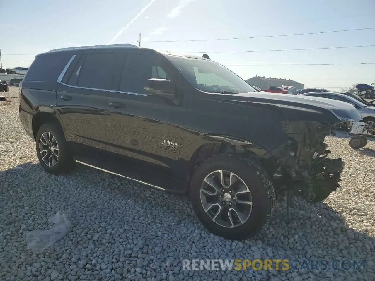 4 Photograph of a damaged car 1GNSCNKD7MR136017 CHEVROLET TAHOE 2021