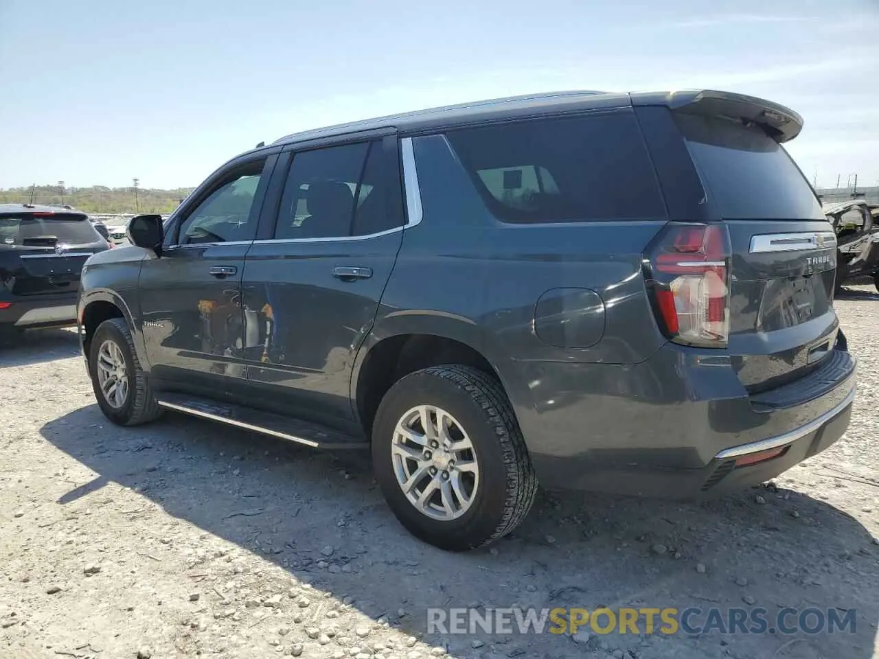 2 Photograph of a damaged car 1GNSCNKD7MR355575 CHEVROLET TAHOE 2021
