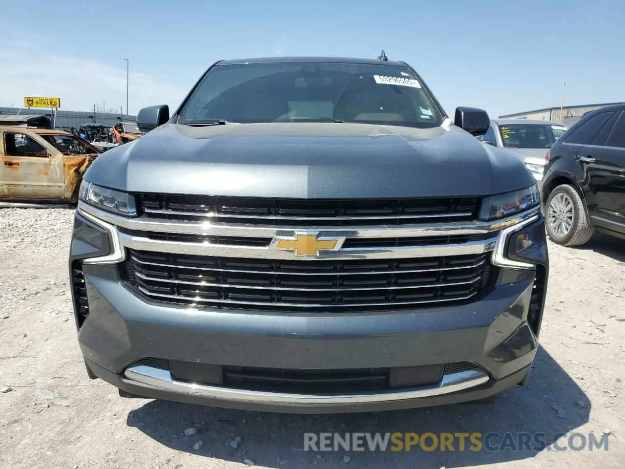 5 Photograph of a damaged car 1GNSCNKD7MR355575 CHEVROLET TAHOE 2021