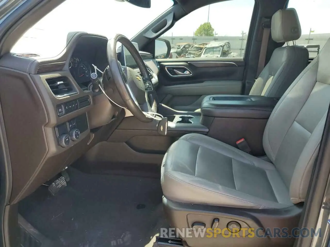 7 Photograph of a damaged car 1GNSCNKD7MR355575 CHEVROLET TAHOE 2021