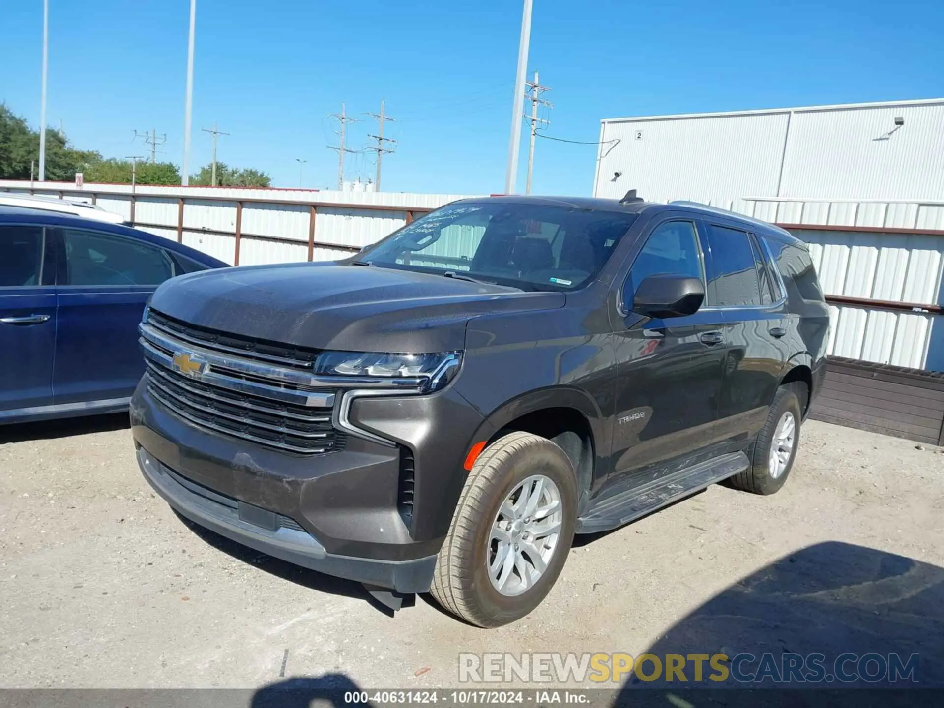 2 Photograph of a damaged car 1GNSCNKD9MR266140 CHEVROLET TAHOE 2021