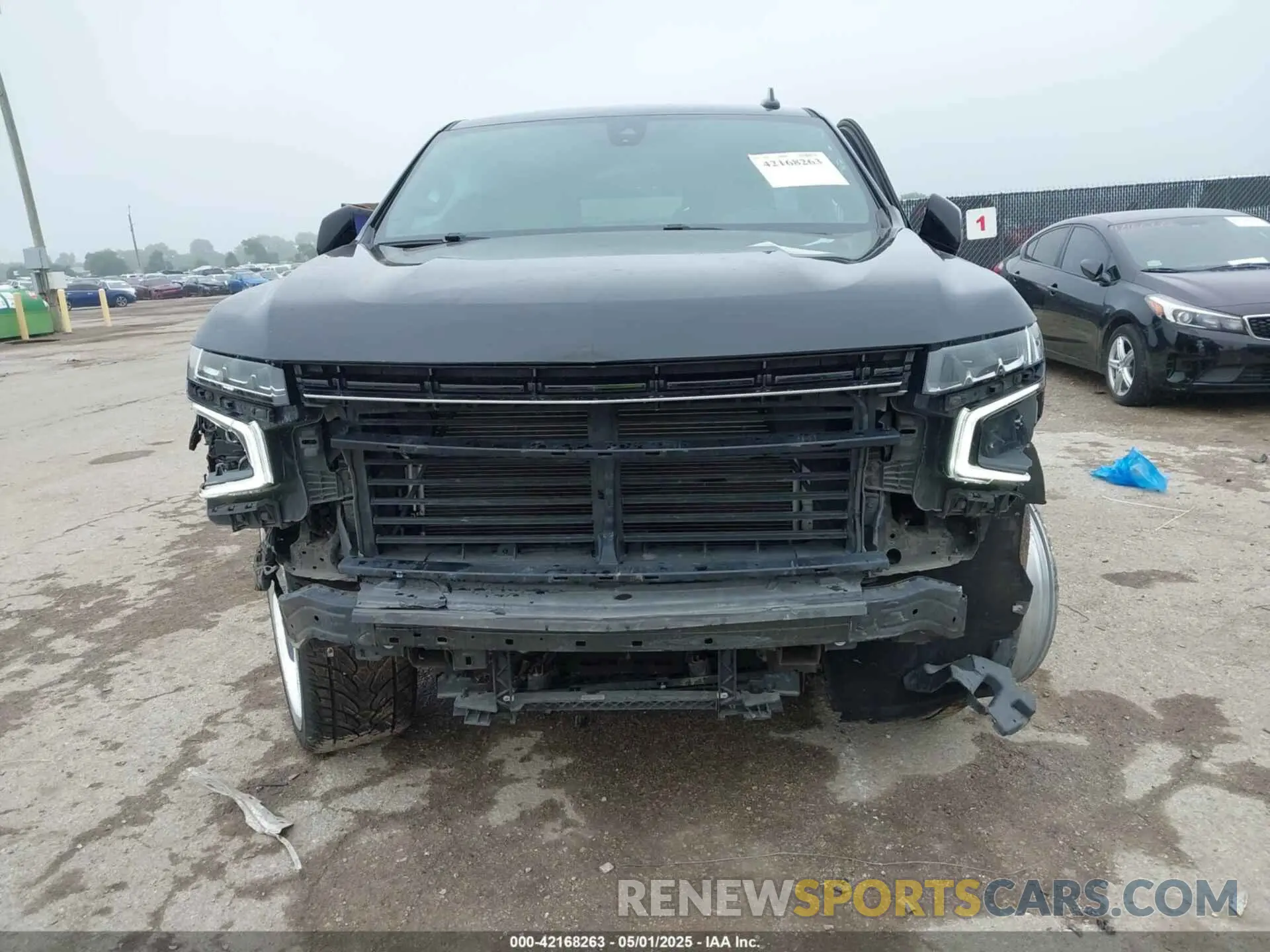6 Photograph of a damaged car 1GNSCNKDXMR172381 CHEVROLET TAHOE 2021