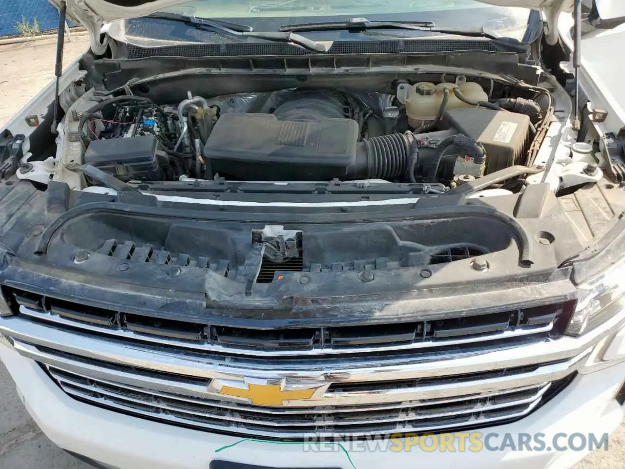 12 Photograph of a damaged car 1GNSCNKDXMR263862 CHEVROLET TAHOE 2021