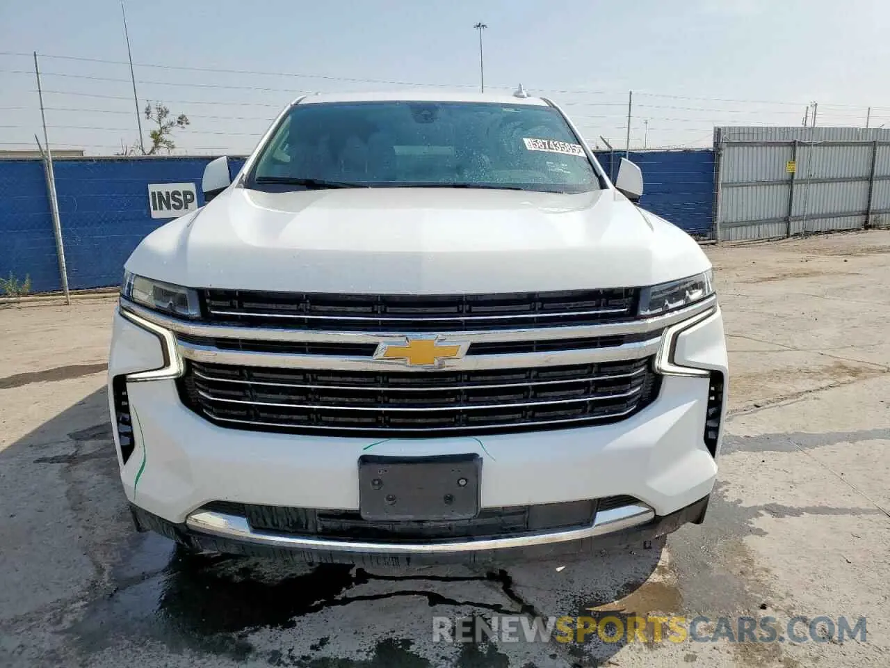 5 Photograph of a damaged car 1GNSCNKDXMR263862 CHEVROLET TAHOE 2021