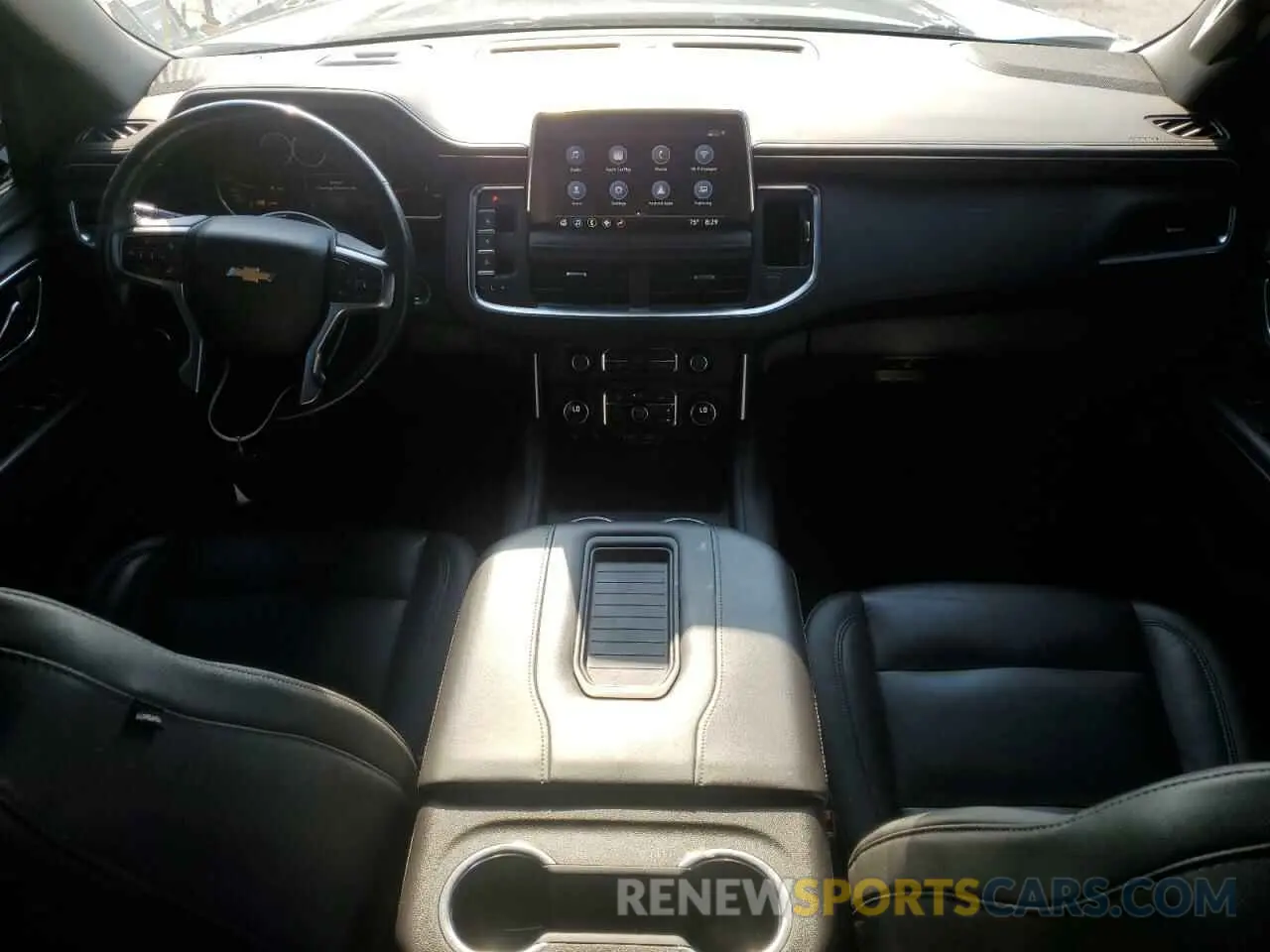 8 Photograph of a damaged car 1GNSCNKT0MR307343 CHEVROLET TAHOE 2021