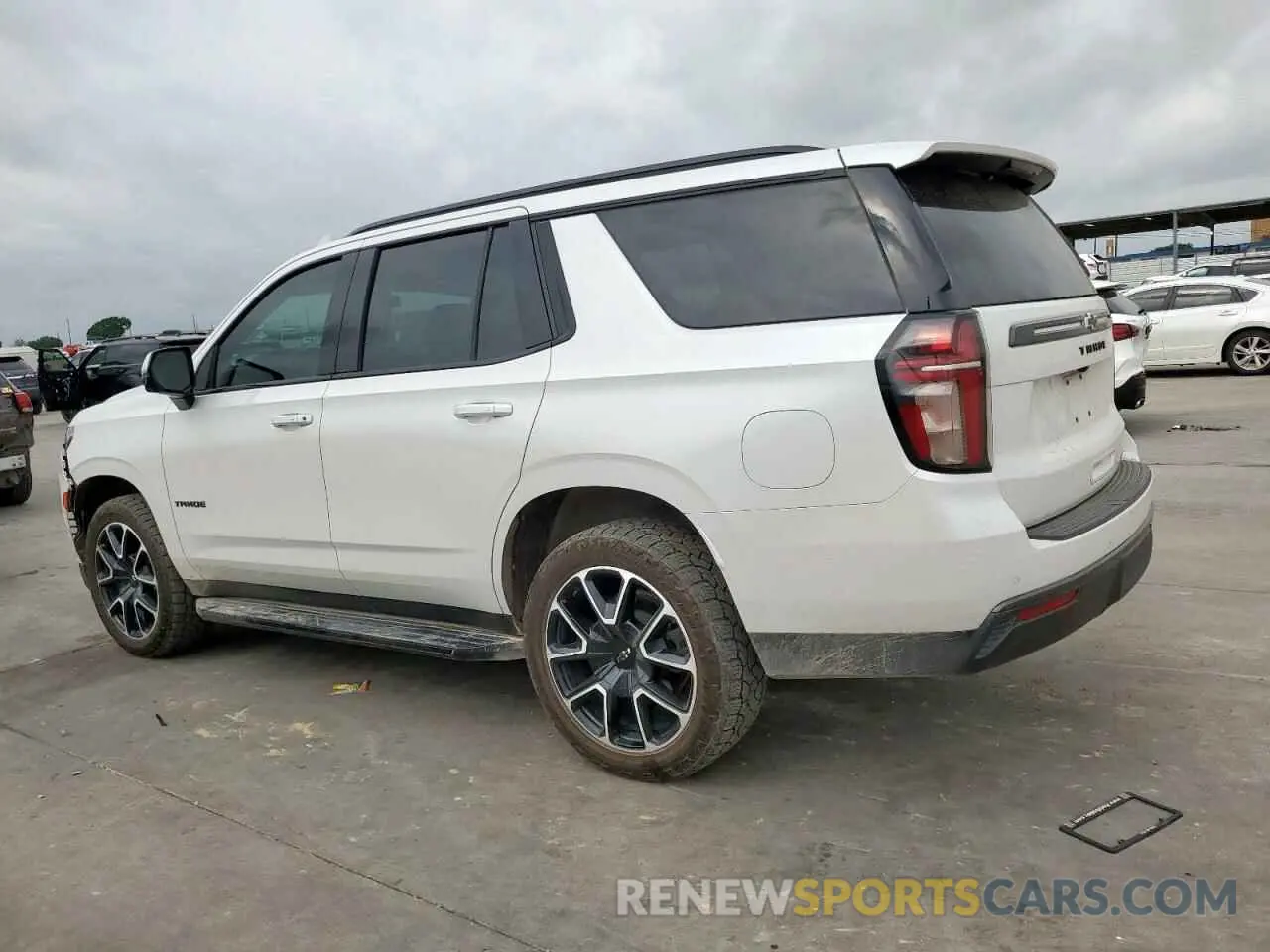 2 Photograph of a damaged car 1GNSCRKD2MR300815 CHEVROLET TAHOE 2021